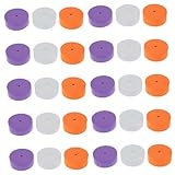 TOYZFRIENDY 120 Stück Hydrokultur Pflanzenschwämme aus Atmungsaktivem Eva Rund mit Kreuzöffnung...