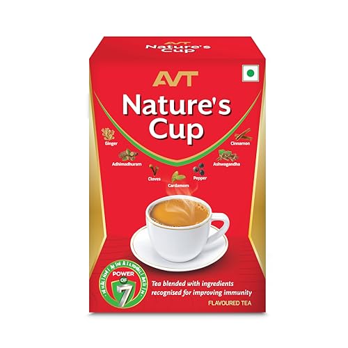 Image of AVT Nature's Cup Tea 250 g | With 7 Ayurvedic Ingredients | Perfect for Everyday Refreshment