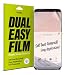 Ringke Dual Easy Film [2 Pack] Compatible with [Galaxy S8] High Resolution [Anti-Smudge Coating] Easy Application Case Friendly Screen Protector for Galaxy S 8
