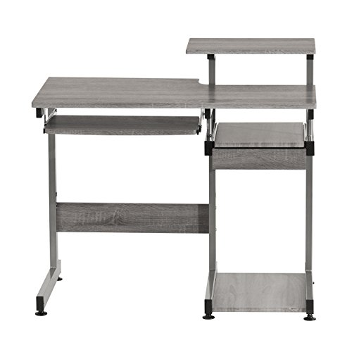 Techni Mobili RTA-2706A-GRY Complete Computer Workstation Desk thumb #5
