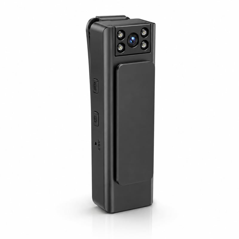Drumstone 𝟏𝟓 𝐘𝐞𝐚𝐫 𝐋𝐨𝐧𝐠 𝐋𝐢𝐟𝐞 𝐖𝐚𝐫𝐫𝐚𝐧𝐭𝐲 Wearable Body Camera, 1080P HD Video Recorder, Extended Battery Life, Rotating Clip, Waterproof Design, Portable Camera-image-48
