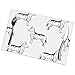 Produktbild Hand Drawn Siberian Huskies Tischsets Set of 6 for Dining Table Washable Polyester Placemat Non-Slip Heat Resistant Kitchen Table Mats Easy to Clean 1218inch