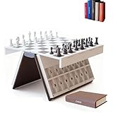 【Once clásicos atemporales bellamente reinventados】Elija entre ajedrez, conectar cuatro, acorazado, backgammon, mancala, ahorcado, Sling Puck Reversi, libro de dados, libro de ganchos, tablero de ajedrez negro y rojo, cada uno rediseñado con un elegante diseño plegable de tapa dura.