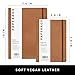 PAPERAGE Softcover Lined Journal Notebook (Cognac), 160 Pages, Medium College Ruled Notebook, 5.6 inches x 7.9 inches - 100 GSM Thick Premium Paper, Soft Vegan Leather Journal for Home, Work & School