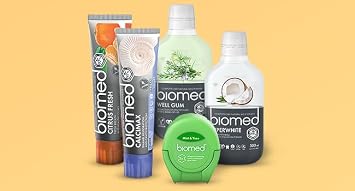 Biomed Superwhite Natural Coconut Mouthwash for Gentle Whitening, Alcohol Free, Coconut & Mint - 500ml (Pack of 1) | Gentle Whitening