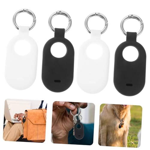 Funda de localizador de silicona resistente a caídas con cordón 4
