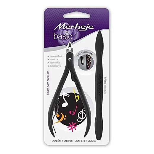 Merheje Kit Com Alicate E Espátula Para Unhas Cores Sortidas