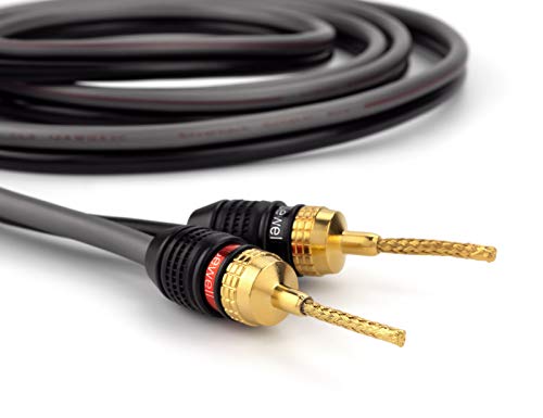 Deadbolt Flex Pin Banana Plugs for Spring Loaded Speaker Terminals, 12 Pairs Gold Plated Plugs
