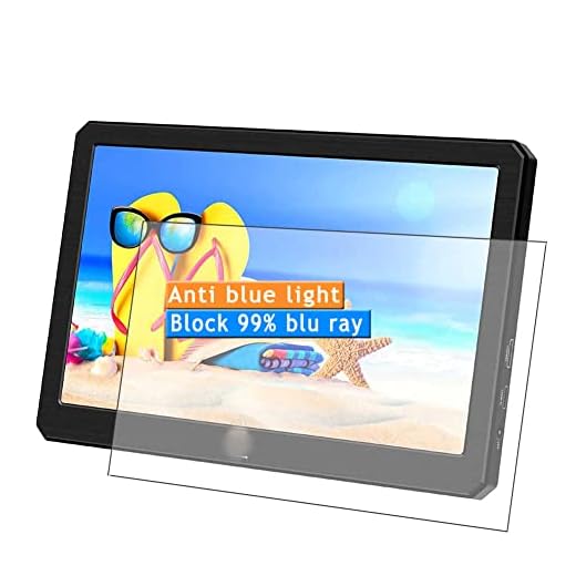 Vaxson 2-Pack Anti Luce Blu Pellicola Protettiva, compatibile con Eleduino 8.9" Monitor, Screen Protector Film [Non Vetro Temperato] Nuovo