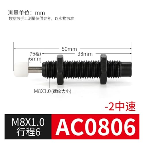 Amortisseur hydraulique réglable AC0806 2 pour manipulateur de tampon AC1416