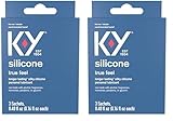 K-Y True Feel Silicone Lube, Personal Lubricant, Silicone-Based Formula, Safe to Use with Condoms, for Men, Women and Couples, 3x0.16 FL OZ Sachets (Pack of 2)