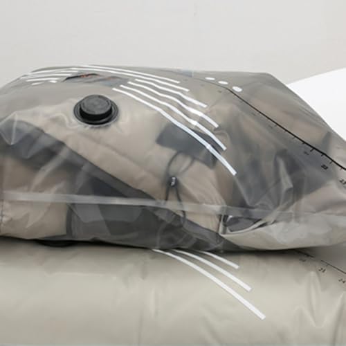 Bolsas ahorradoras de espacio para ropa con bomba inalámbrica de vacío recargable 4
