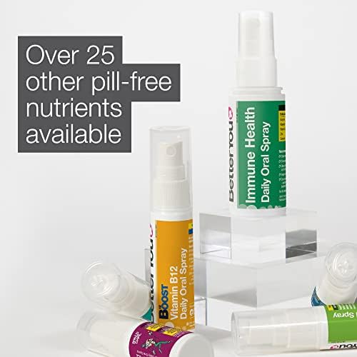 Vitamin D Daily Oral Spray - 4,000 IU (Maximum Strength), Pill-free Vitamin D3 supplement, 3 Month Supply, Made in the UK by BetterYou, Natural Peppermint Flavour