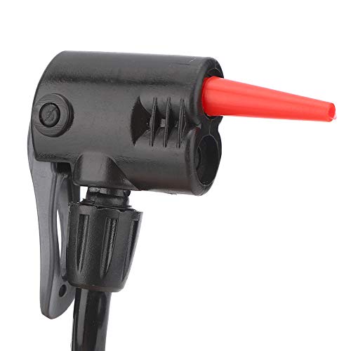 Insuflador de pedal de bicicleta, fácil de usar bomba de ar com pedal, acabamento requintado preto l