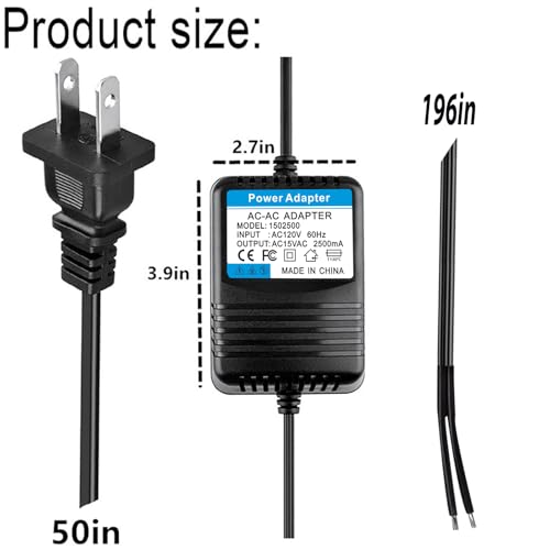 image for Ousaly 15V AC Power Adapter for Acorn 120 130 Stair Chair Lifts StairL