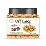 HILLS ORGANICS Kashmiri Garlic (Lehsun)- 100% Fresh & Natural Organic Single Clove Garlic | Snow Mountain Garlic | Allium Sativum - Jar Pack of 250 gram