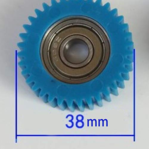 3Pcs 36T Electric Bicycle Wheel Hub Planetary Gears with Bearing Circlips E-Bike for Bafang Motor Mid Motor Accessories, blue