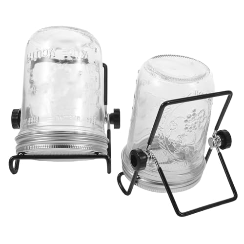 VILLCASE Lot De 2 Pots De Germination avec Couvercles Et Kit De Culture De Pots De Germination Transparents avec Couvercles Et