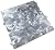 XUANINY 5-Sheet Peel and Stick Metal Backsplash Tiles, Self Adhesive Multiple-Shapes Aluminum Mosaic 3D Wall Sticker for Kitchen Bathroom Decor (5, Silver)