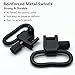 GGYOU 8-PCS Sling Swivels 1.5 inch Two Point Sling Attachment Clips for Rifle and Shotgun (1.5 inch)
