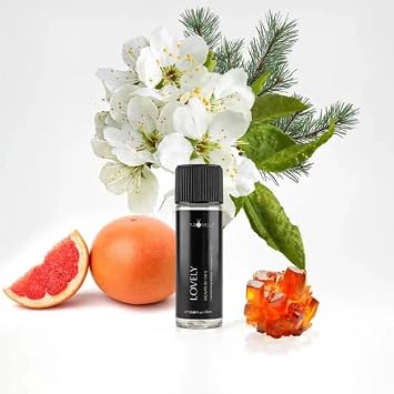 Aromely Lovely Diffuser Oil | Cheerful Hotel Scent with Grapefruit, Pear & Jasmine | Hotel Collection Oil for Waterless & Cold Air Diffusers 20ml