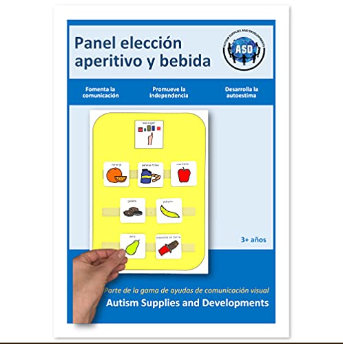 Autism Supplies & Developments- Pizarra visual de plástico para aperitivos y bebidas, Color surtido (Autism Supplies and Developments SNA_ES) Cover