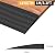 Rubber Door Threshold Ramp Self-Adhesive Rubber Ramp for Door Threshold 3/5 Inch Rise for Wheelchair Scooter Doorway Floor Tile Threshold Transition Strip Reducer (Gray, 3 in Wide x 3.3 Ft Long)