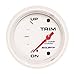 AUTO METER 200767 Gauge Trim Level (Marine White 2 5/8", 0?down-90?up, Electric, Marine White)