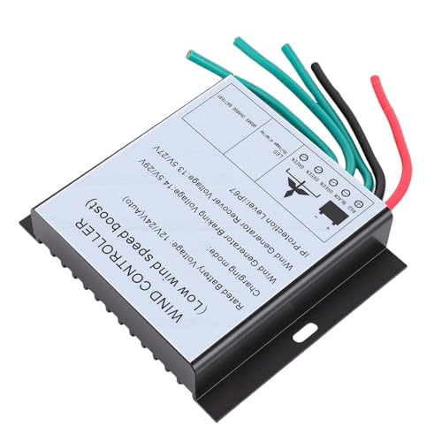 Marhynchus Contrôleur de Charge D'éolienne MPPT avec Protections Complètes pour Système D'éolienne 100-600 W, Construction Légère en Alliage D'aluminium, Niveau d'étanchéité IP67