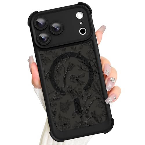 Coque iPhone 17 Pro Max jolie fleur cadeau idéal femme fille protection intégrale élégante