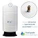 iSpring T20M 20 Gallon Pre-Pressurized Tank for Reverse Osmosis (RO) Systems with 14 gallons of Water Storage Capacity, White