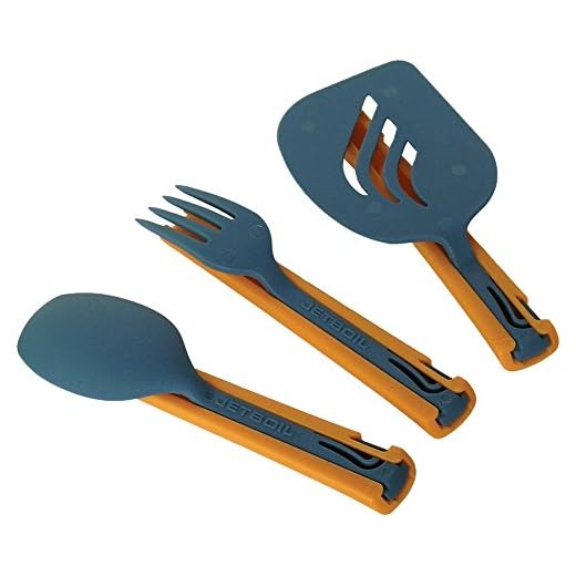 Jetboil Jetset Stowable Camping Utensils Set