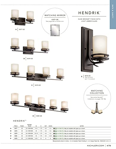 Kichler Hendrik Brushed Nickel 24" X 30" Wall Mirror #TOP2