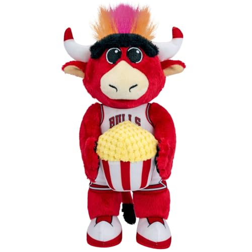 Bleacher Creatures Chicago Bulls Benny The Bull No.99 Popcorn 10" NBA Mascot Plush Figure