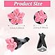 Tyqour 6 Stück Gänseblümchen Blume Auto Lufterfrischer Clip Air Outlet Lüfterfrischer Vent Clips Frauen Auto Parfüm Diffusor, Autozubehör Innenraum Deko Frauen Auto-Dekorationszubehör Innen