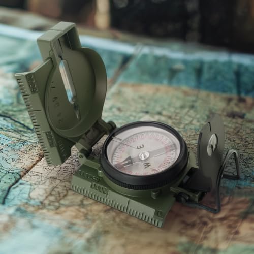 Rothco Cammenga Tritium Lensatic Compass, Aluminum Frame miniatura 2