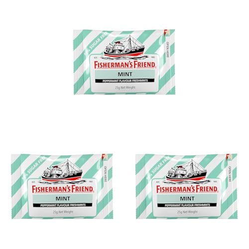 Fisherman's Friend Peppermint, 99% Sugar Free 25 g (Pack of 3)