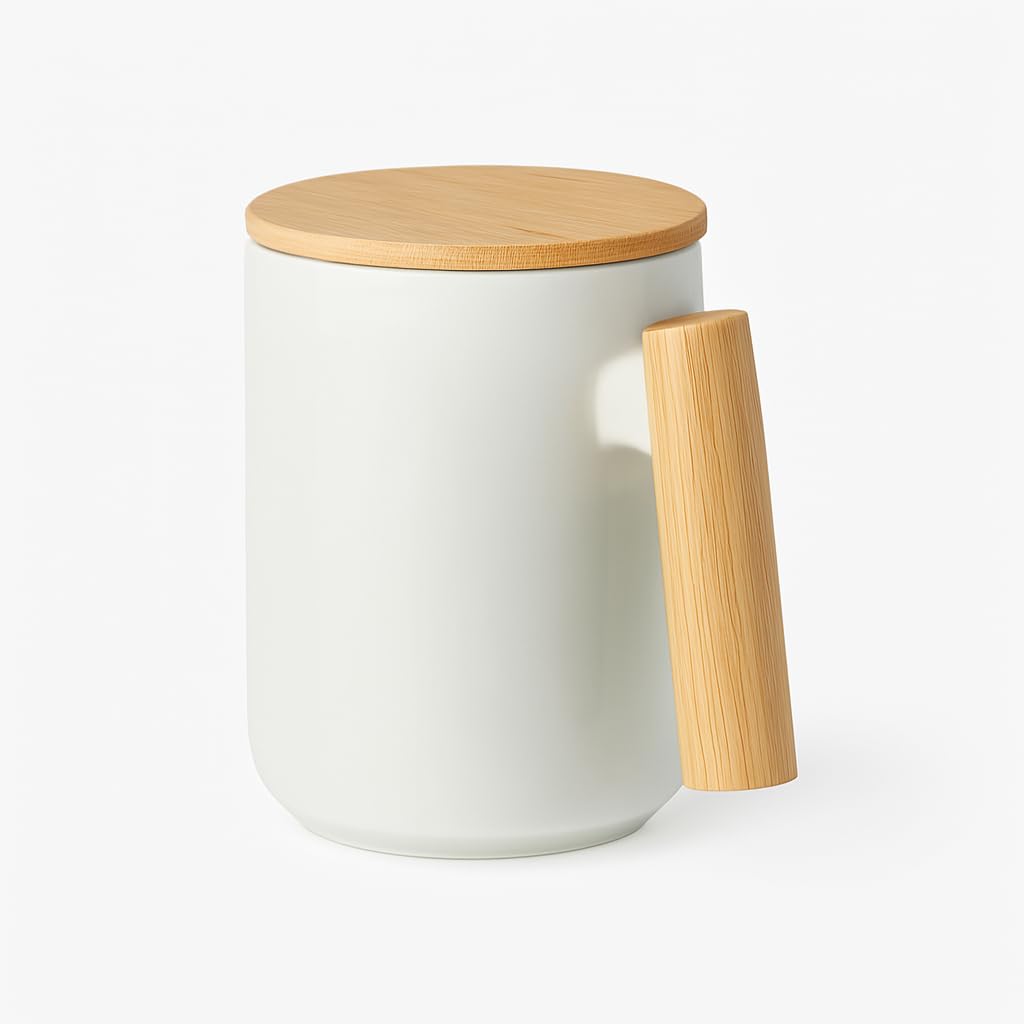 Buy NYRWANA Wooden Handle Cup | Eco-Friendly Handicraft | 450 ml