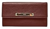 fossil clutch rot Anzahl Kreditkartenfächer: 8 Fossil Blake Clutch Geldbörse RFID Leder 19,5 cm