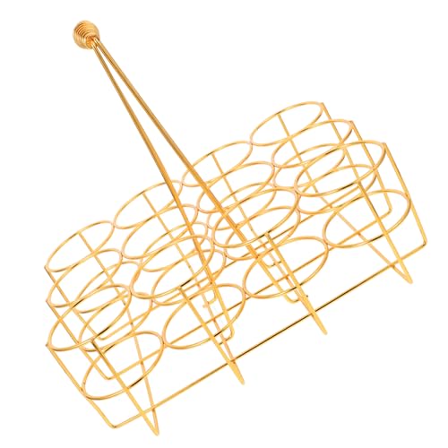 LALADEFIEE Beer Basket for Bottles Iron Beer Holder 12 Bottles Storage Ktv Bar Nightclub Tool