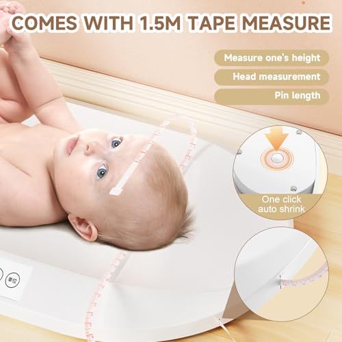 Pèse-bébé numérique antidérapant avec 4 unités de mesure - 4