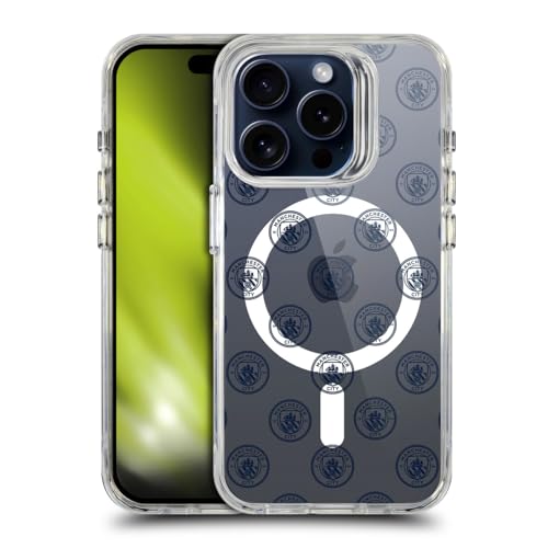 Coque Manchester City iPhone 15 Pro MagSafe antichoc silicone