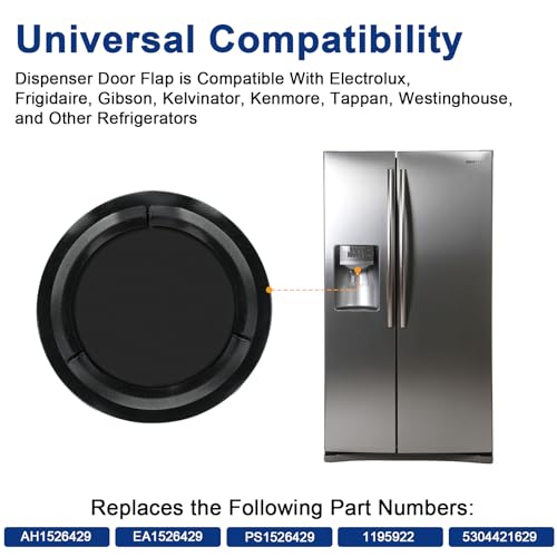 2-Pack Replacement Ice Chute Door Flaps for Easy Access - Image 2