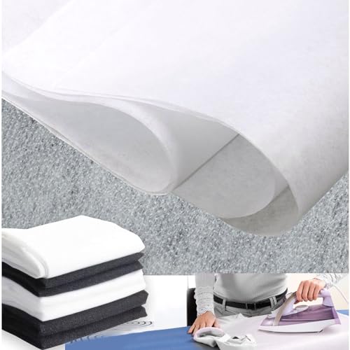 Tela Termoadhesiva y Friselina Adhesiva para Costura - Entretela Termoadhesiva de Superior Calidad, Fliselina Cara, Tela Adhesiva para Guata Termoadhesiva y Costura