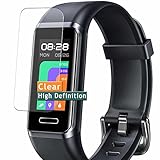 Vaxson 3 Stück Schutzfolie, kompatibel mit YAMAY GT BAND Fitness Tracker smartwatch, Displayschutzfolie TPU Folie Bildschirmschutz [nicht Panzerglas ] Neue