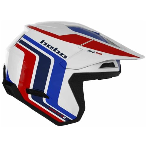 Casco Zone Pro Classic Blanco integral para moto de diseño clásico y ergonomía avanzada