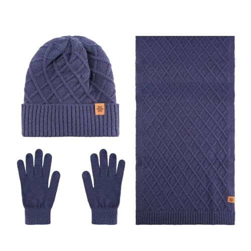 Gants et tour de cou tricotés pour homme et femme : l'ensemble hivernal thermique