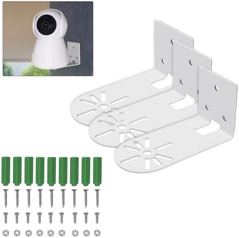 Con tarjeta SIM 13 3 Piezas Soporte para Cámara de Vigilancia, Soporte de Techo de P...