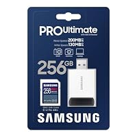 Samsung PRO Ultimate SD-Karte, 256 GB, UHS-I U3, Full HD & 4K UHD, 200 MB/s Lesen, 130 MB/s Schreiben, Speicherkarte für Kamera, PC, Drohne oder Action-Cam, Inkl. USB-Kartenleser, MB-SY256SB/WW – Ansicht 8