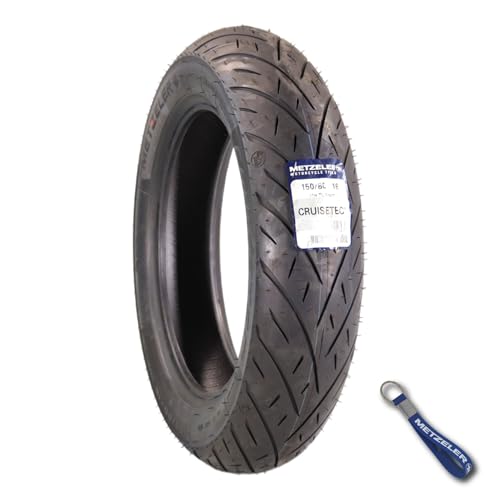 Metzeler Cruisetec 150/80B16 71H TL V-Twin Motorcycle Front Tire - Performance Perfected for Cruiser Custom & Heavy Tourers w/Enhanced Handling & Comfort - with Keychain